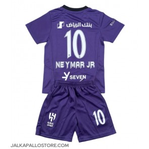 Al-Hilal Neymar Jr #10 Kolmaspaita Lapsille 2024-25 Lyhythihainen (+ shortsit)